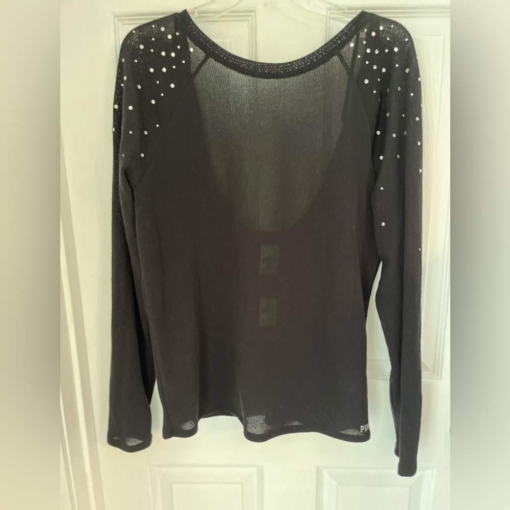 PINK NWT lightweight sheer sweater